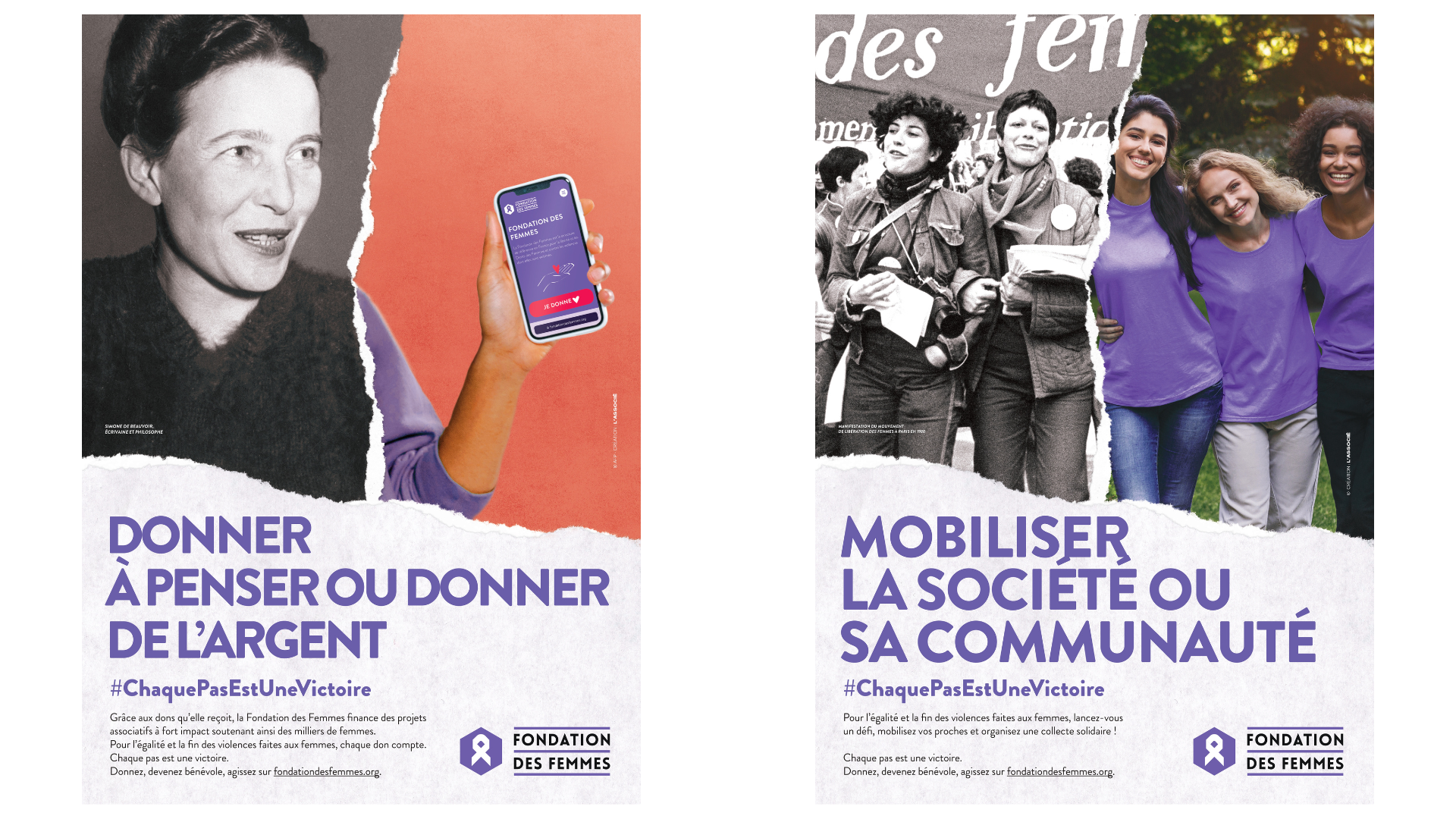 Les visuels de la campagne 2