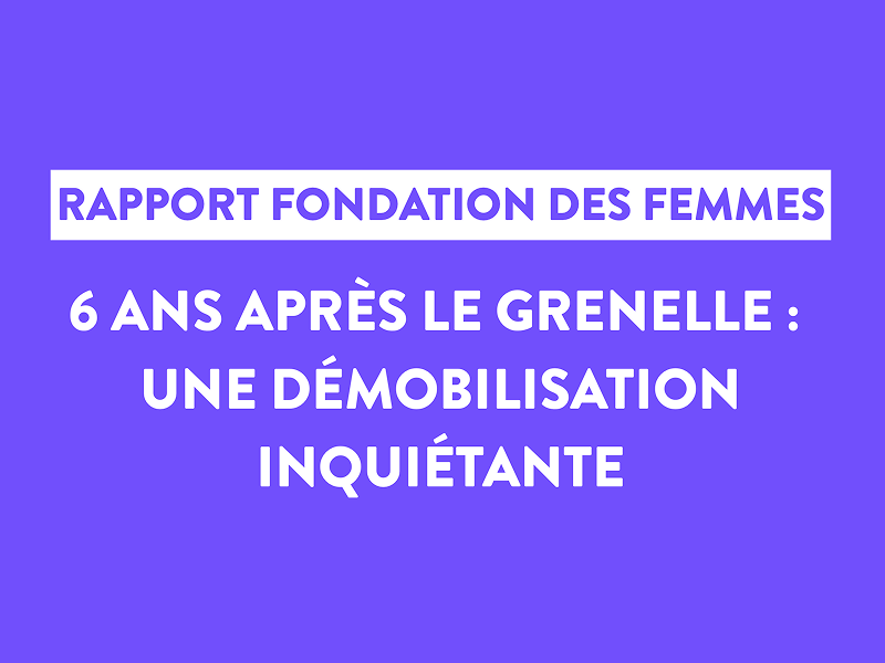 Rapport FDF - Grennelle 6 ans après